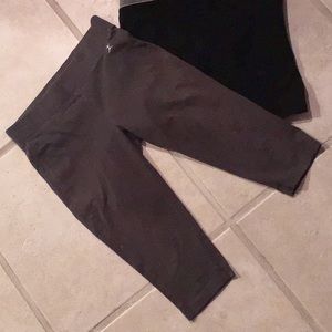 Danskin capri workout fitness legging short